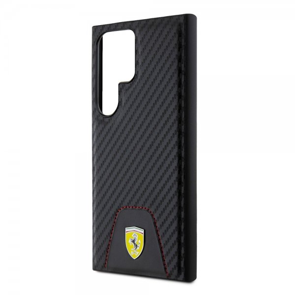 Ferrari Samsung Galaxy S24 Ultra Skal Carbon & Stripe Svart