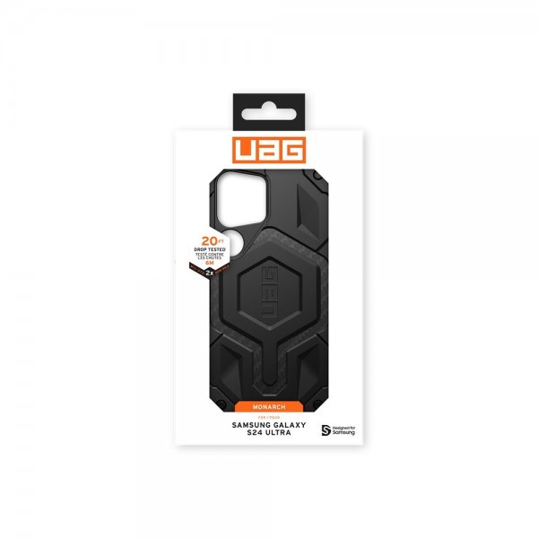 Urban Armor Gear (UAG) Samsung Galaxy S24 Ultra Skal Monarch Carbon Fiber Svart