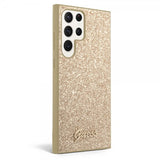 Guess Samsung Galaxy S24 Ultra Skal Fixed Glitter Guld