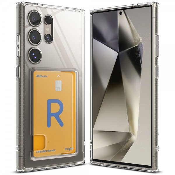 Ringke Samsung Galaxy S24 Ultra Skal Fusion Card Clear