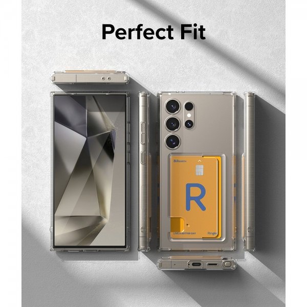 Ringke Samsung Galaxy S24 Ultra Skal Fusion Card Clear
