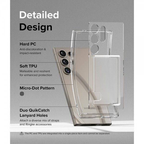 Ringke Samsung Galaxy S24 Ultra Skal Fusion Card Clear