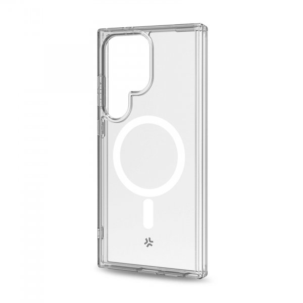 Celly Samsung Galaxy S24 Ultra Skal GELSKINMAG MagSafe Transparent