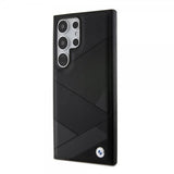 BMW Samsung Galaxy S24 Ultra Skal Genuine Leather Textured Svart