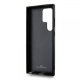 BMW Samsung Galaxy S24 Ultra Skal Genuine Leather Textured Svart