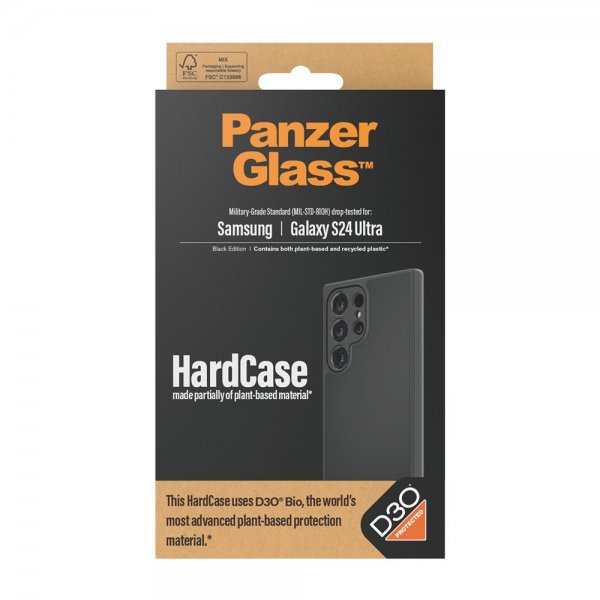PanzerGlass Samsung Galaxy S24 Ultra Skal HardCase D3O Svart
