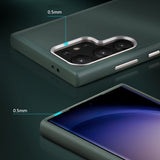 X-Level Samsung Galaxy S24 Ultra Skal Lädertextur Grå