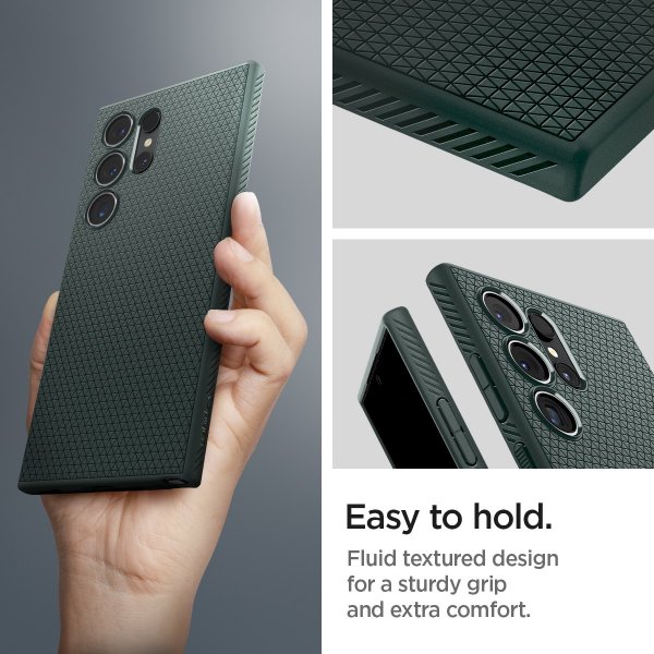 Spigen Samsung Galaxy S24 Ultra Skal Liquid Air Abyss Green