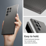 Spigen Samsung Galaxy S24 Ultra Skal Liquid Air Marble Grey