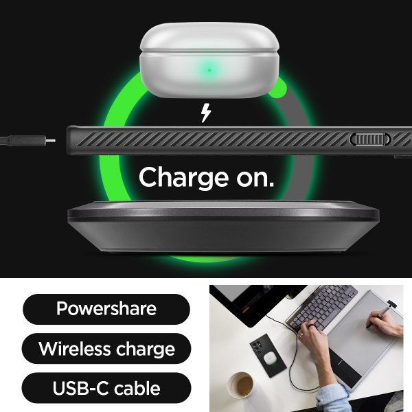 Spigen Samsung Galaxy S24 Ultra Skal Liquid Air Matte Black