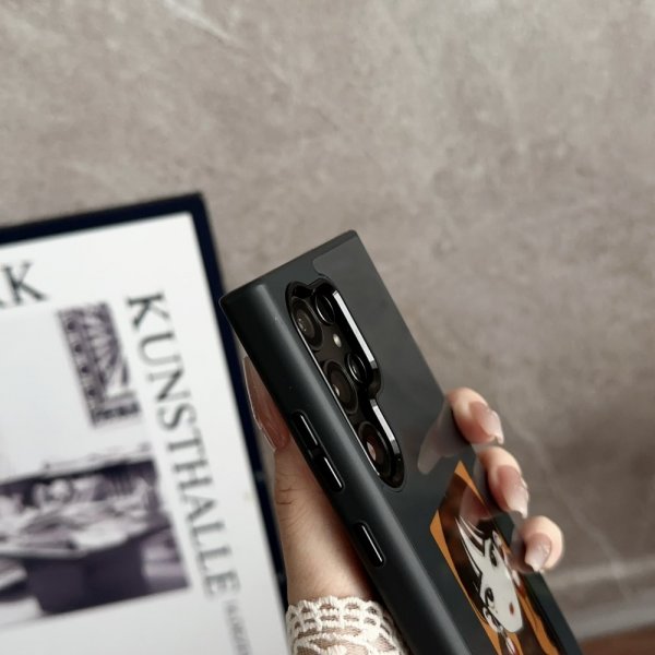 Samsung Galaxy S24 Ultra Skal med Inbyggd Display E Ink Case Svart