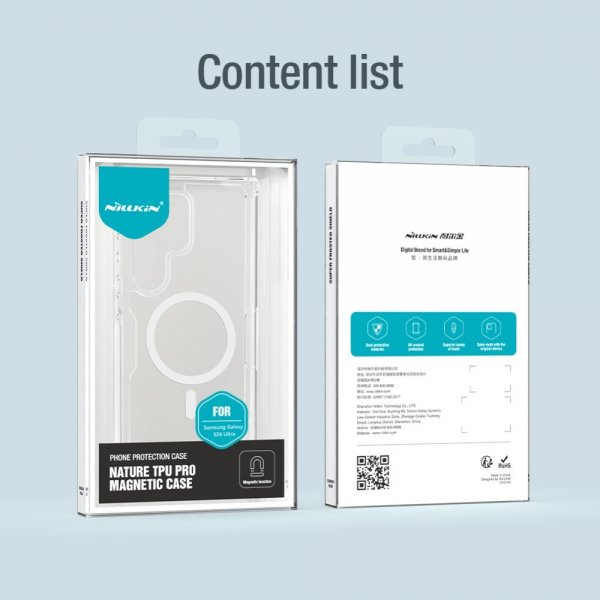 Nillkin Samsung Galaxy S24 Ultra Skal Nature Pro Series MagSafe Transparent