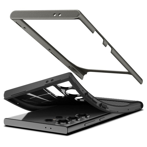 Spigen Samsung Galaxy S24 Ultra Skal Neo Hybrid Gunmetal