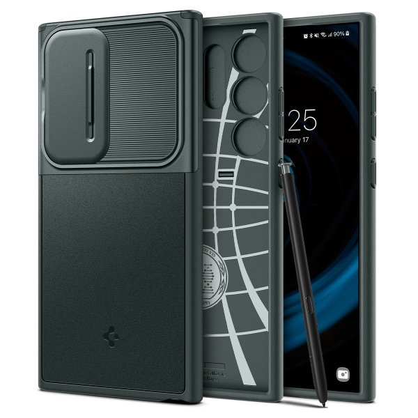 Spigen Samsung Galaxy S24 Ultra Skal Optik Armor Abyss Green