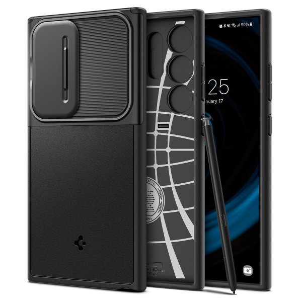 Spigen Samsung Galaxy S24 Ultra Skal Optik Armor Svart