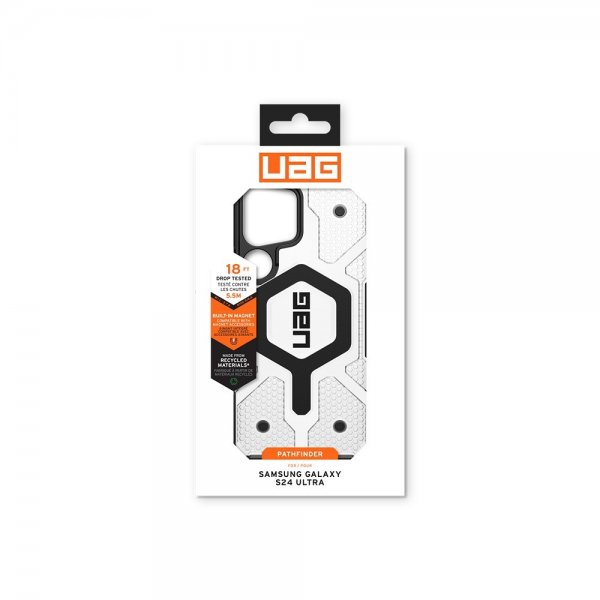 Urban Armor Gear (UAG) Samsung Galaxy S24 Ultra Skal Pathfinder Clear MagSafe Ice