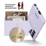 Dux Ducis Samsung Galaxy S24 Ultra Skal Rafi II Series MagSafe Lila