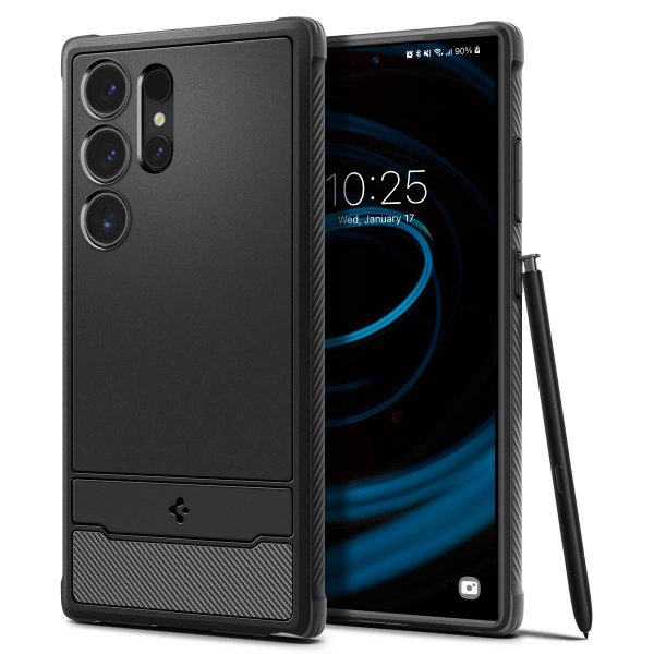 Spigen Samsung Galaxy S24 Ultra Skal Rugged Armor Matte Black