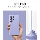 Ringke Samsung Galaxy S24 Ultra Skal Silicone Magnetic Lavender