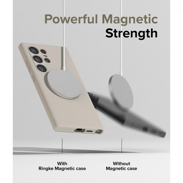 Ringke Samsung Galaxy S24 Ultra Skal Silicone Magnetic Stone