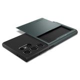 Spigen Samsung Galaxy S24 Ultra Skal Slim Armor CS Abyss Green