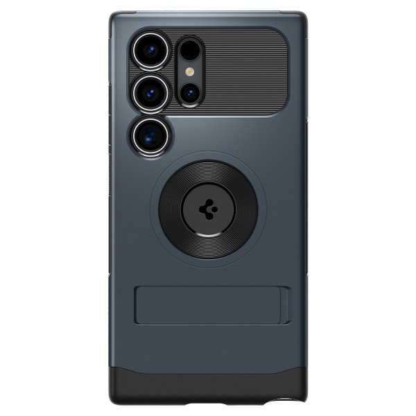 Spigen Samsung Galaxy S24 Ultra Skal Slim Armor MagFit Metal Slate