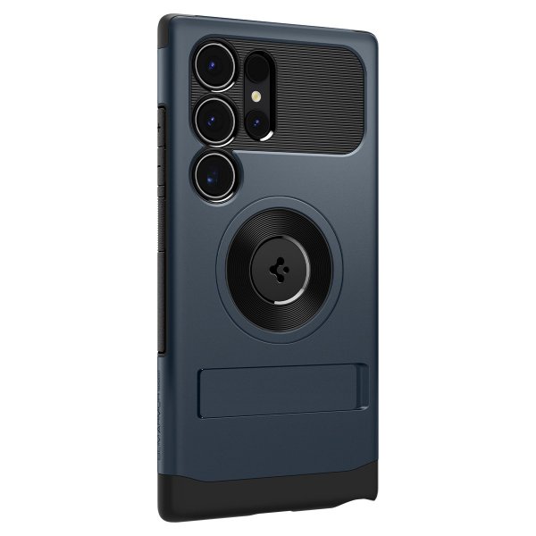 Spigen Samsung Galaxy S24 Ultra Skal Slim Armor MagFit Metal Slate
