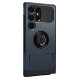Spigen Samsung Galaxy S24 Ultra Skal Slim Armor MagFit Metal Slate