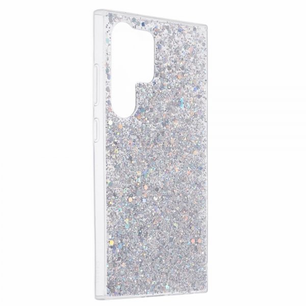 Nordic Covers Samsung Galaxy S24 Ultra Skal Sparkle Series Stardust Silver