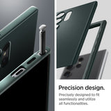 Spigen Samsung Galaxy S24 Ultra Skal Thin Fit Abyss Green
