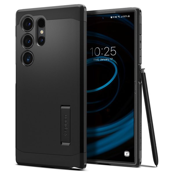 Spigen Samsung Galaxy S24 Ultra Skal Tough Armor MagFit Svart
