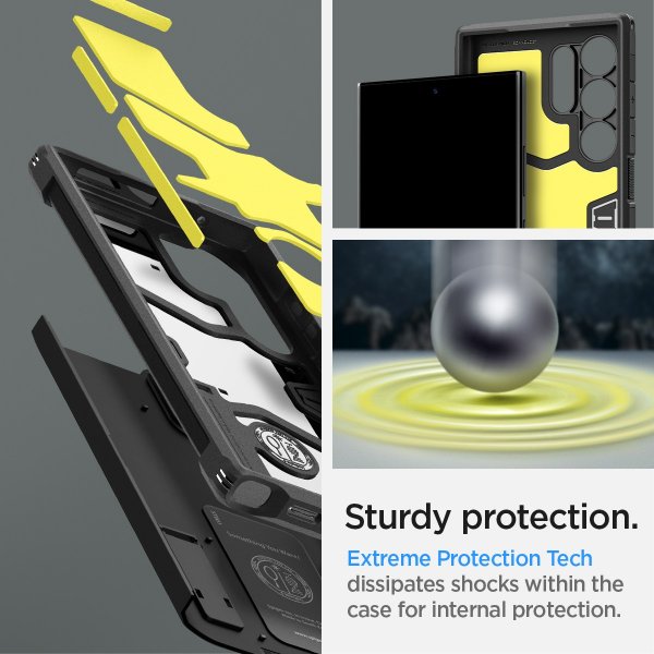 Spigen Samsung Galaxy S24 Ultra Skal Tough Armor Svart
