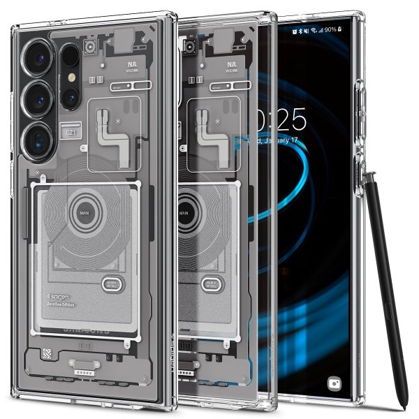 Spigen Samsung Galaxy S24 Ultra Skal Ultra Hybrid Zero One White