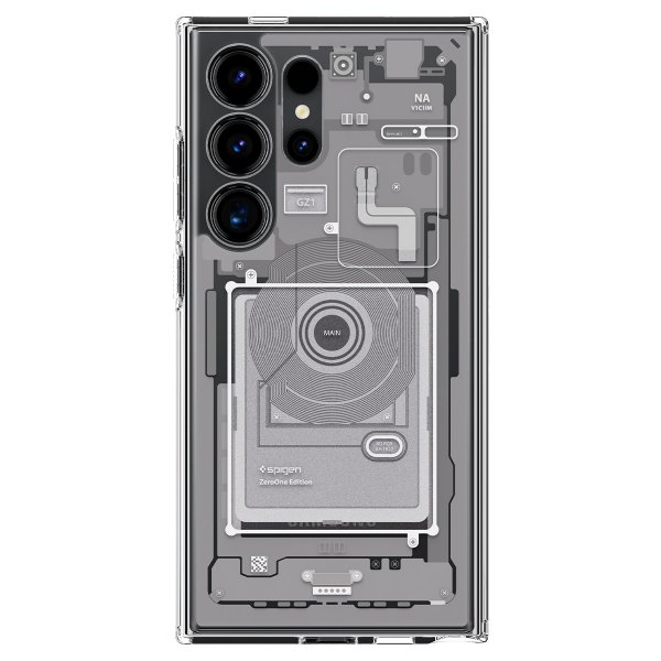 Spigen Samsung Galaxy S24 Ultra Skal Ultra Hybrid Zero One White