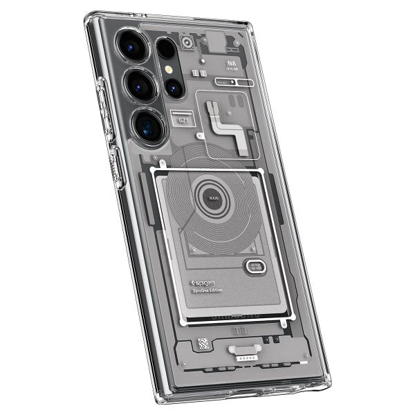 Spigen Samsung Galaxy S24 Ultra Skal Ultra Hybrid Zero One White