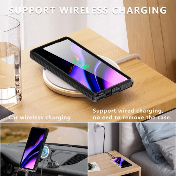 Redpepper Samsung Galaxy S24 Ultra Skal Vattentåligt IP68 MagSafe Svart