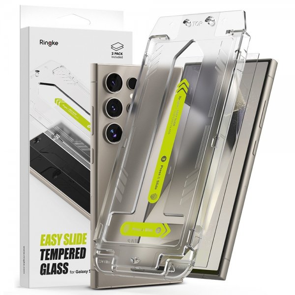 Ringke Samsung Galaxy S24 Ultra Skärmskydd Easy Slide 2-pack