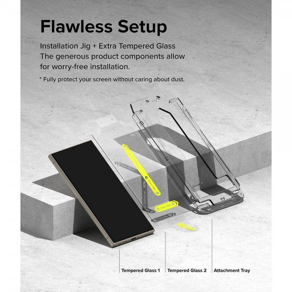 Ringke Samsung Galaxy S24 Ultra Skärmskydd Easy Slide 2-pack