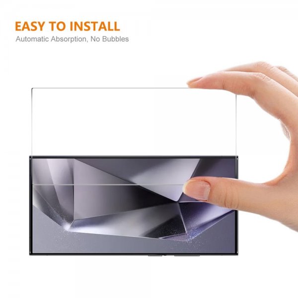 Enkay Samsung Galaxy S24 Ultra Skärmskydd med Monteringsram Easy Install