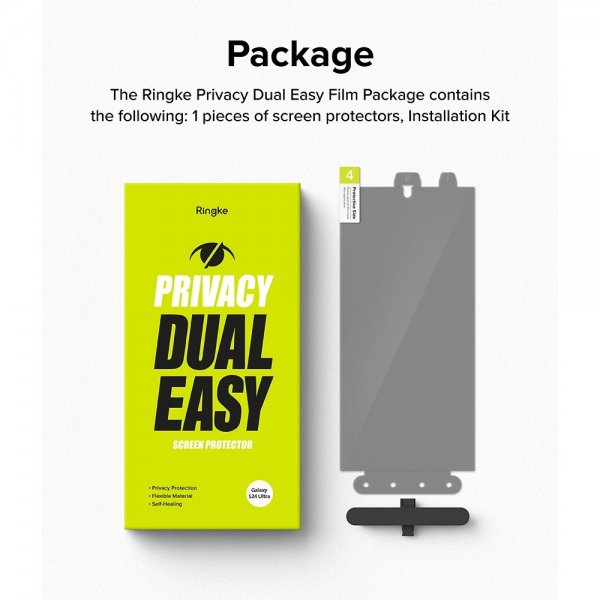Ringke Samsung Galaxy S24 Ultra Skärmskydd Privacy Dual Easy Film