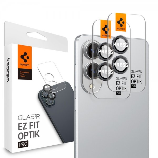 Spigen Samsung Galaxy S25 Edge Kameraskydd GLAS.tR EZ Fit Optik Pro 2-pack