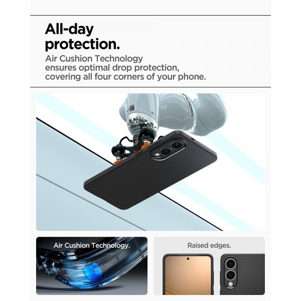 Spigen Samsung Galaxy S25 Edge Skal Liquid Air Matte Black