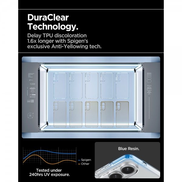 Spigen Samsung Galaxy S25 Edge Skal Liquid Crystal Transparent