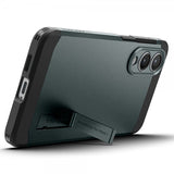 Spigen Samsung Galaxy S25 Edge Skal Tough Armor MagFit Abyss Green