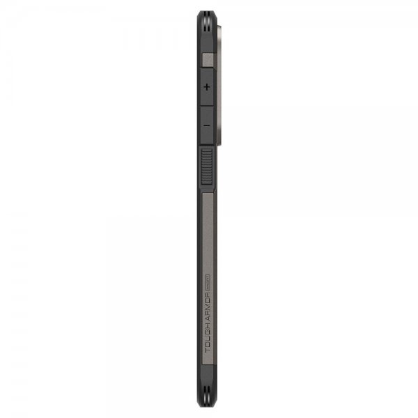 Spigen Samsung Galaxy S25 Edge Skal Tough Armor MagFit Gunmetal