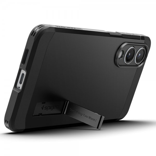 Spigen Samsung Galaxy S25 Edge Skal Tough Armor MagFit Svart