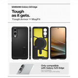 Spigen Samsung Galaxy S25 Edge Skal Tough Armor MagFit Svart