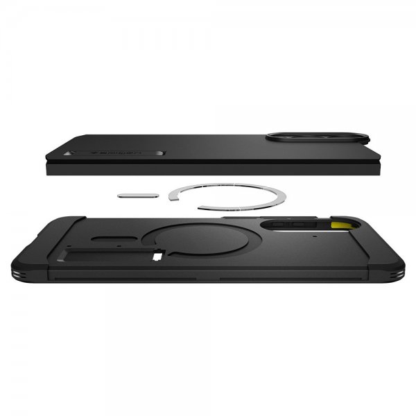 Spigen Samsung Galaxy S25 Edge Skal Tough Armor MagFit Svart