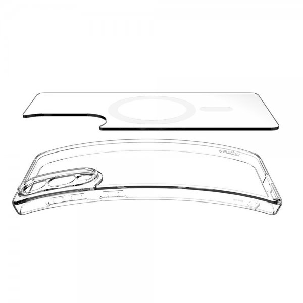 Spigen Samsung Galaxy S25 Edge Skal Ultra Hybrid MagFit Clear White