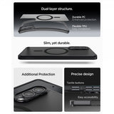 Spigen Samsung Galaxy S25 Edge Skal Ultra Hybrid MagFit Frost Black